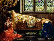 John Maler Collier The sleeping beauty oil painting